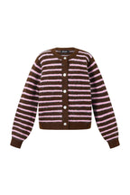 Cardigan a righe