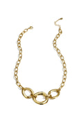 Collana con pezzi rotondi importanti