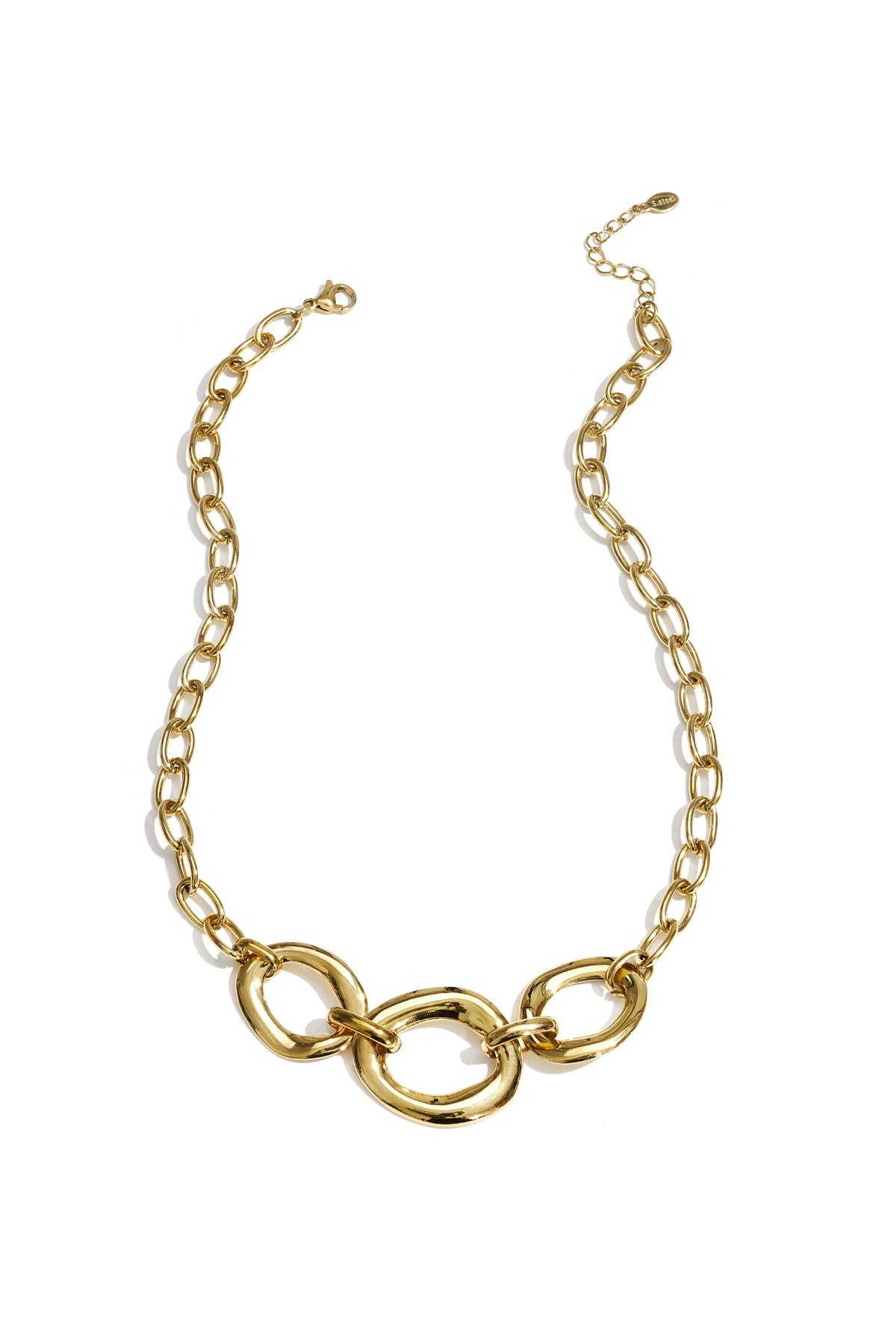 Collana con pezzi rotondi importanti