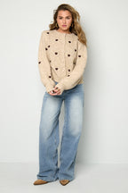 Cardigan a cuore