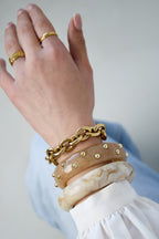 Bracciale a maglie grosse