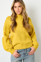 Maglione in Tessuto di Poliestere Donna Casual Lettere