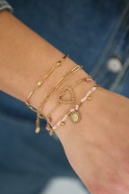 Bracciale con tre perline