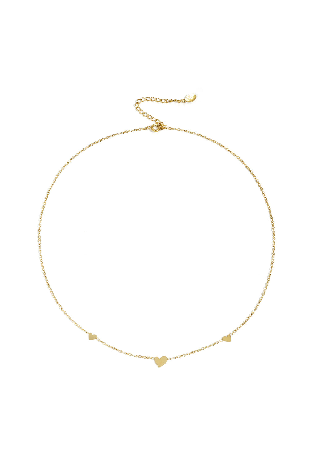 collana classica con cuori