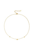 collana classica con cuori