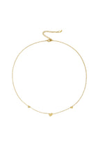 collana classica con cuori