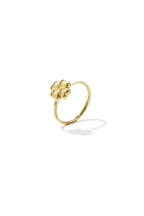 Anello minimalista a forma di trifoglio