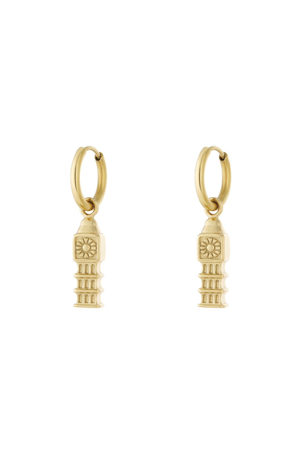 Orecchini pendenti in acciaio inossidabile, stile cartone animato, casual, quotidiani, semplici, gioielli da donna