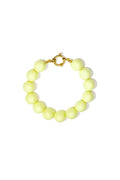 Bracciale con perline grandi e chiusura sul davanti