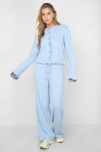 Il cardigan con volant amorevole
