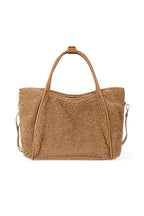 Borse tote con stampa leopardata, casual, in cotone, accessori quotidiani