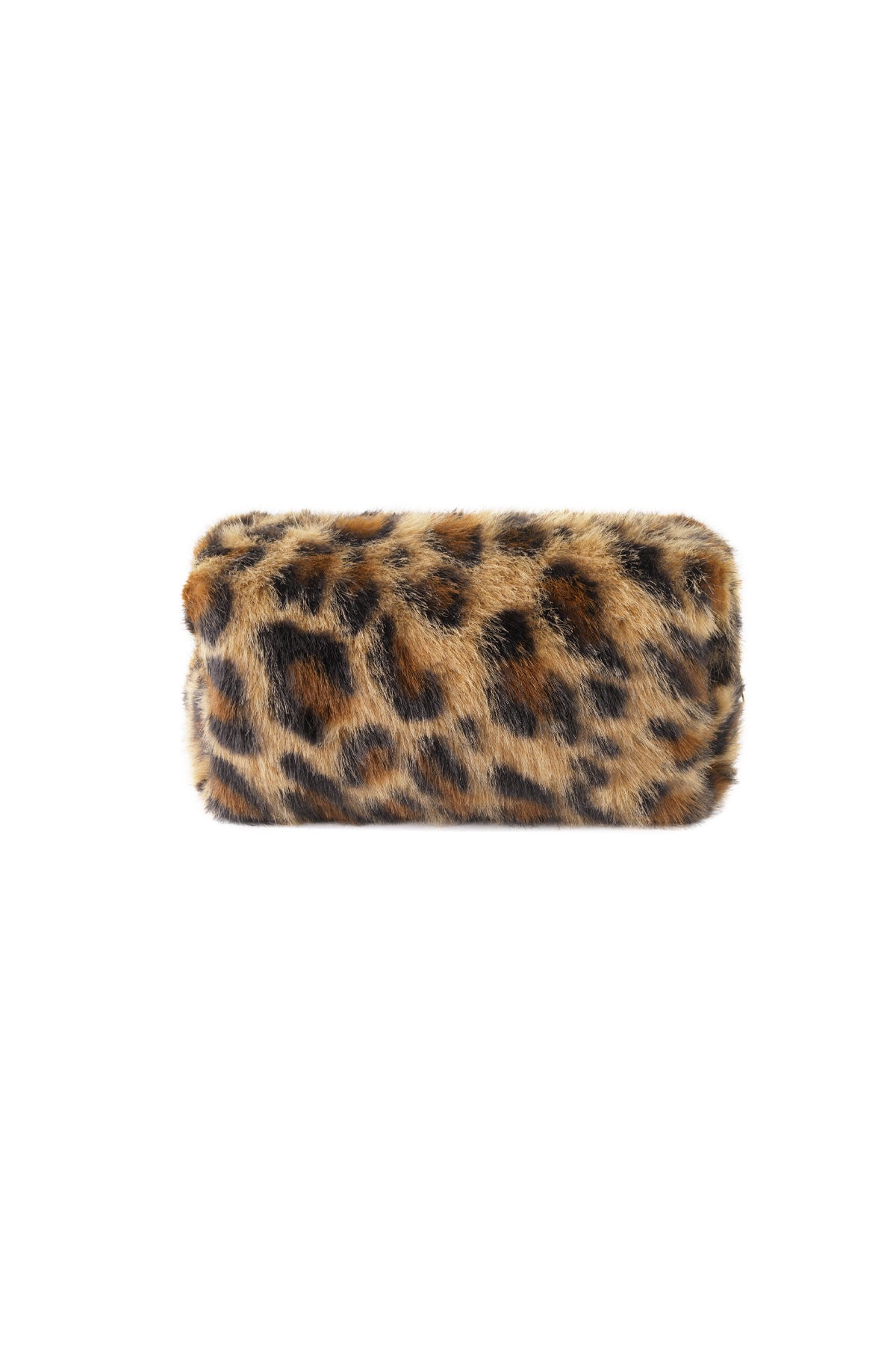 Borsa per il trucco morbida in leopardo