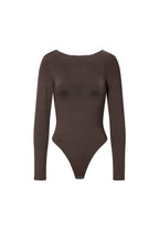 Body Modellante in Nylon Intrecciato Base Colore Puro