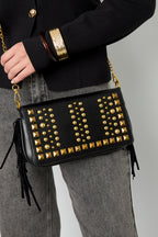 Borse a tracolla geometriche punk PU accessori quotidiani