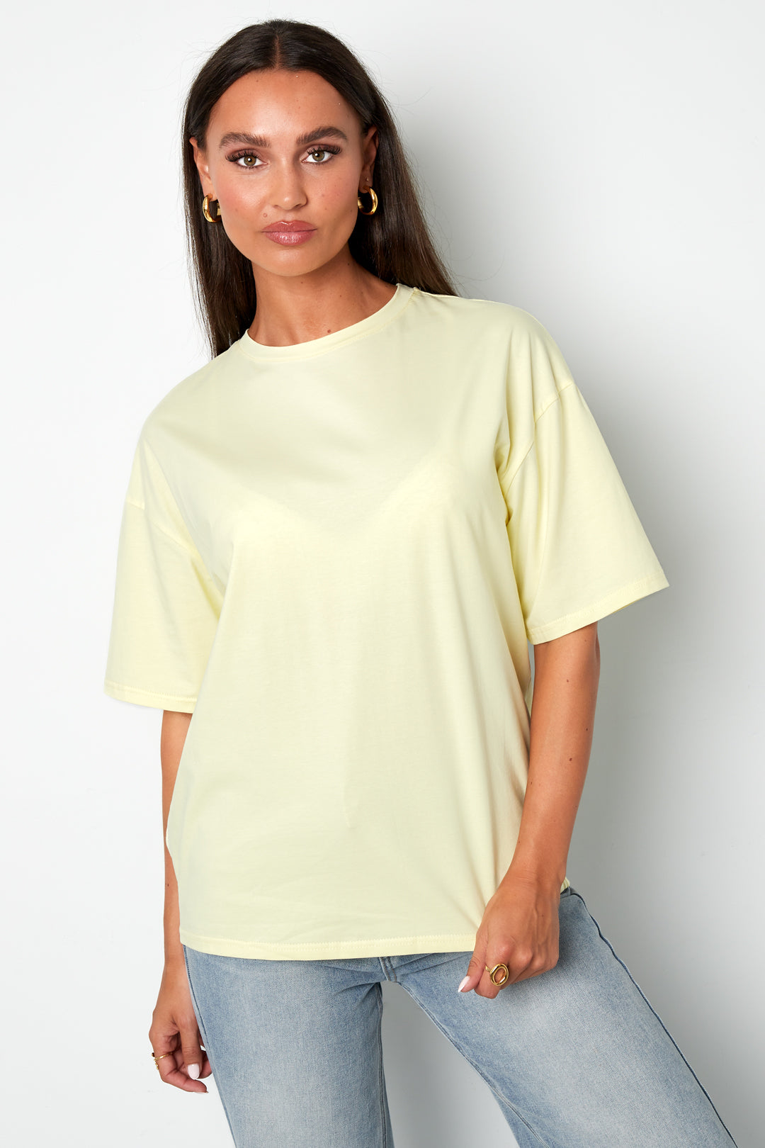Cotton Maglietta Donna Casual Letters