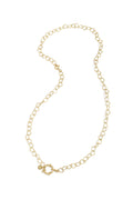 Collana/bracciale 2 in 1 con maglie a forma di cuore