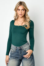 Body Modellante in Nylon Maglia Base Colore Puro