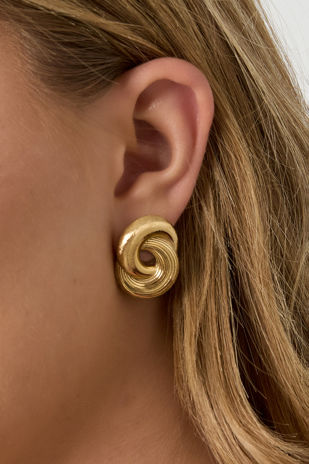 orecchini a spirale infinity