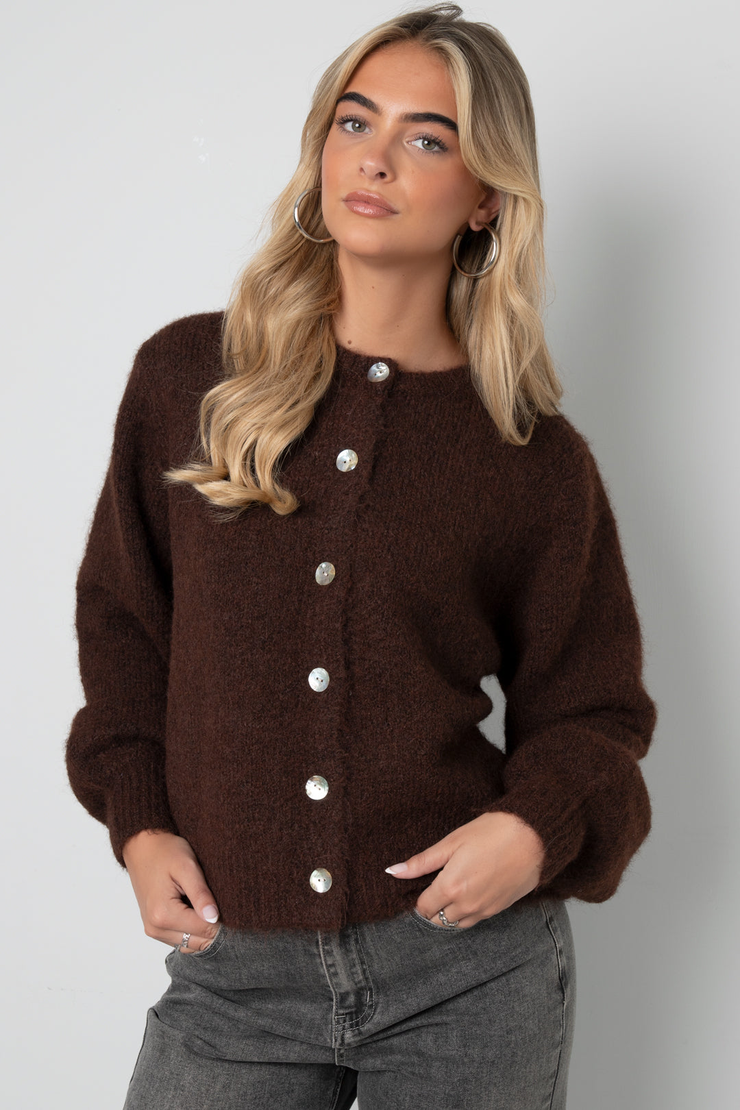 Cardigan lavorato a maglia