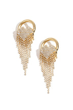 Orecchini pendenti in ferro di forma irregolare, eleganti, lussuosi, serie di gioielli da donna, per Natale