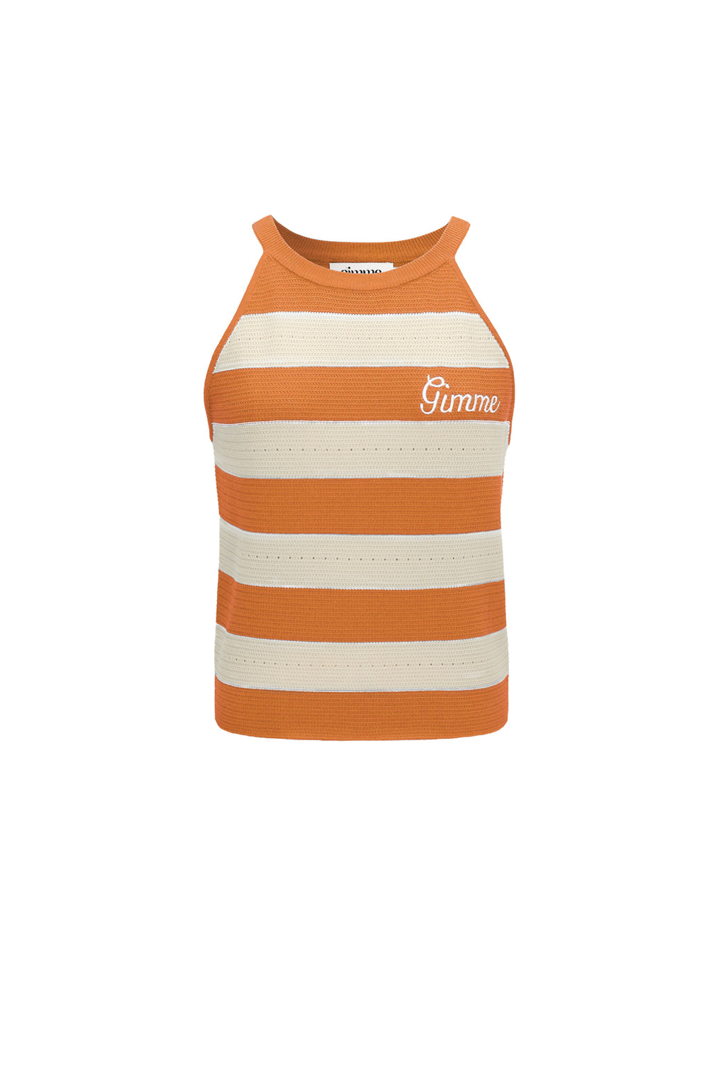 Gilet in maglia di cotone umano a righe, casual, primavera/estate, nessuno, abbigliamento