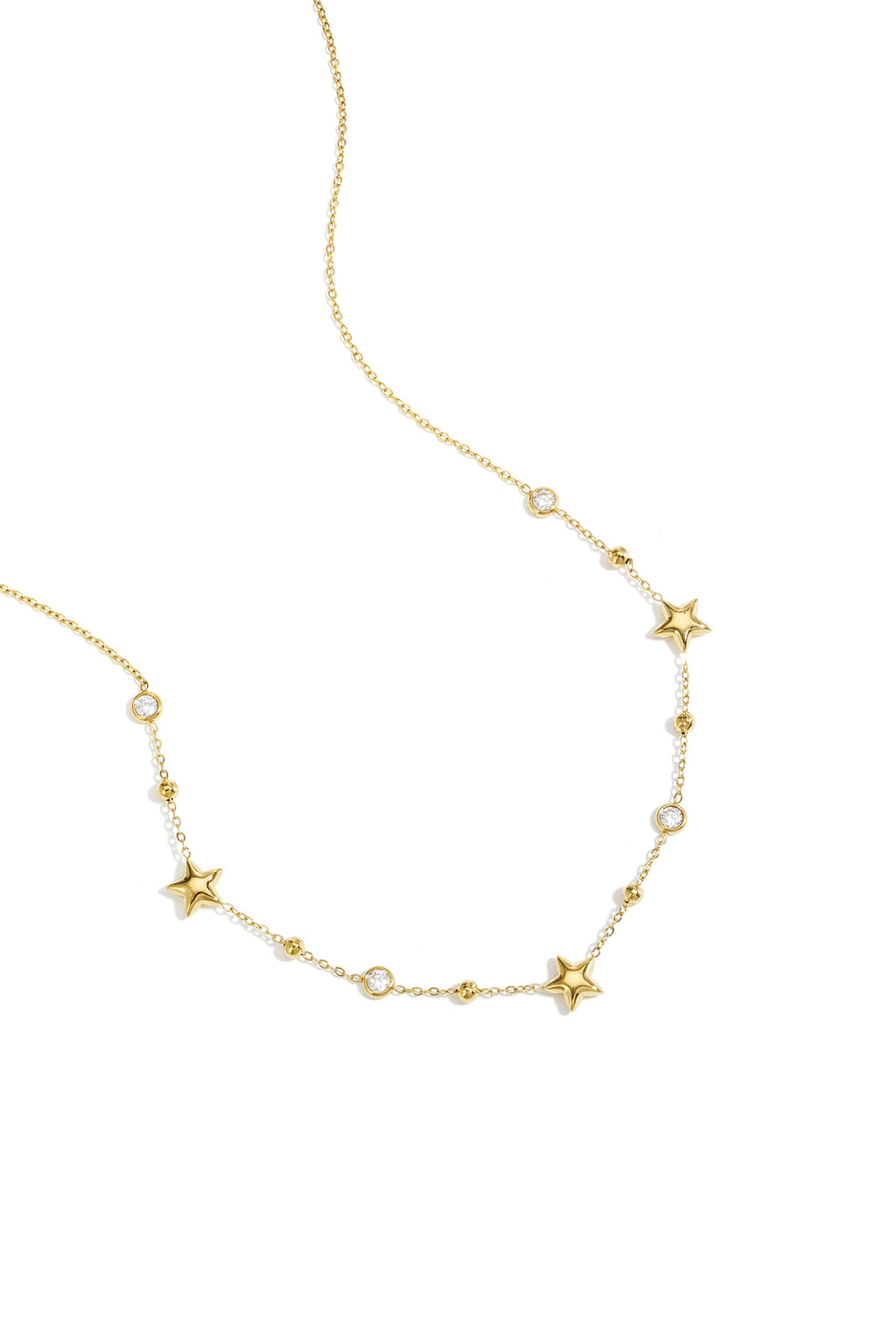 Collana con stelle e pietre