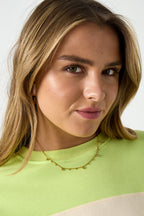 Collana con palline alternate