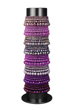 Set di braccialetti di cristallo con perline stile casual semplice per tutti i giorni gioielli da donna