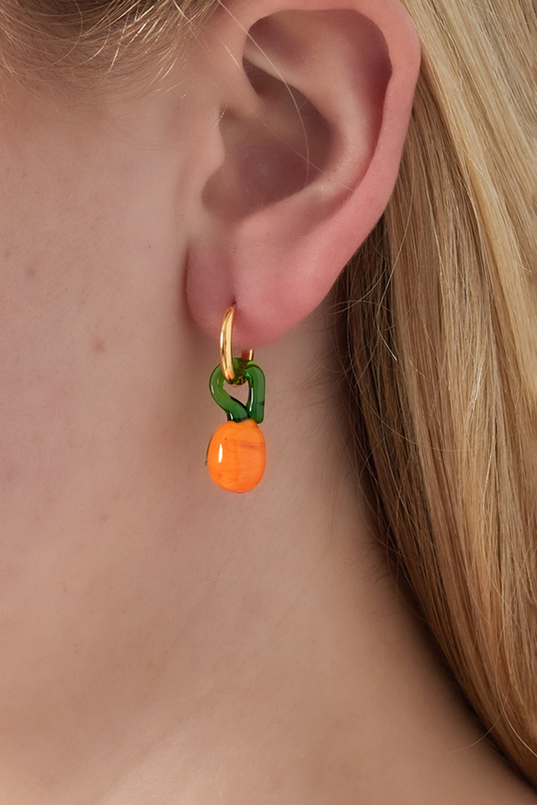 Orecchini con fiori d'arancio
