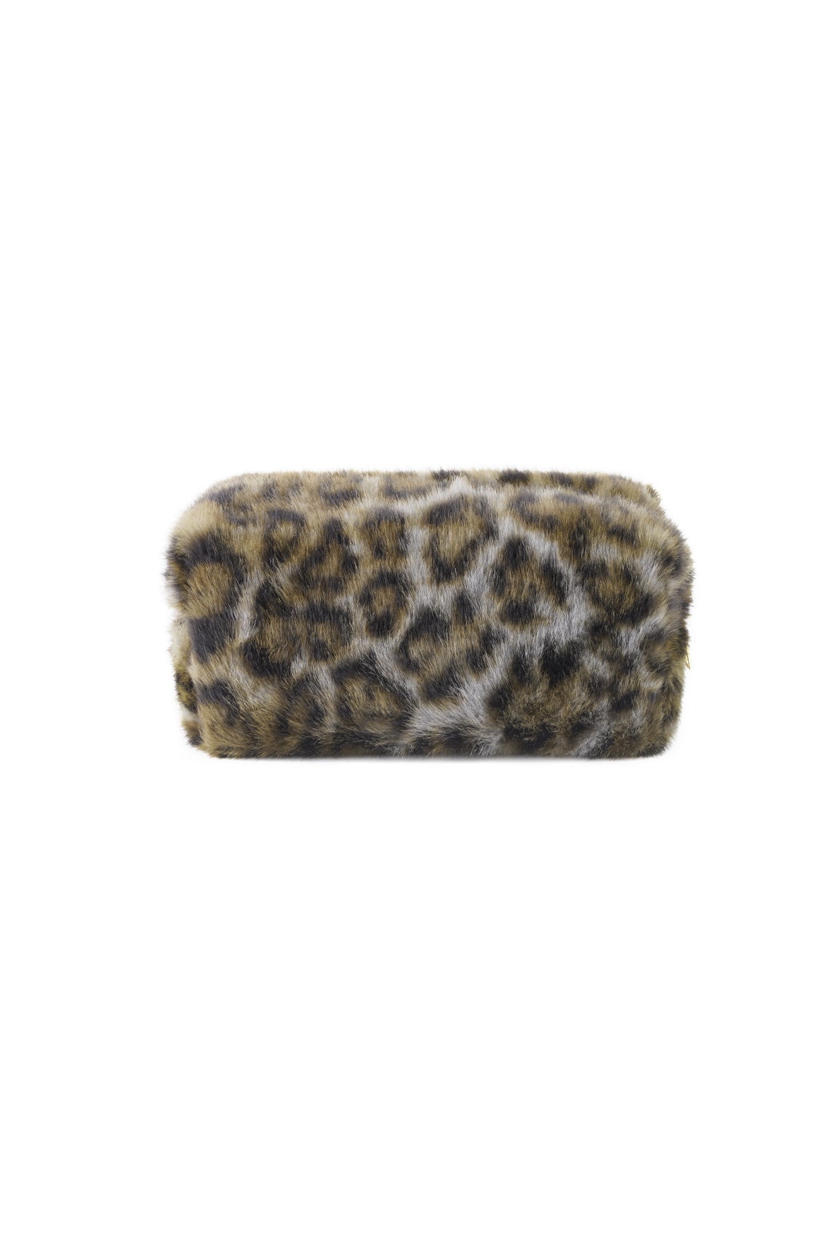 Borsa per il trucco morbida in leopardo