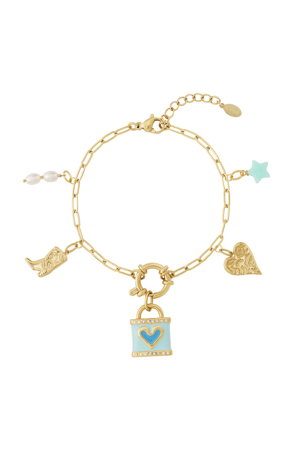 Bracciale fai da te "Blue Love"