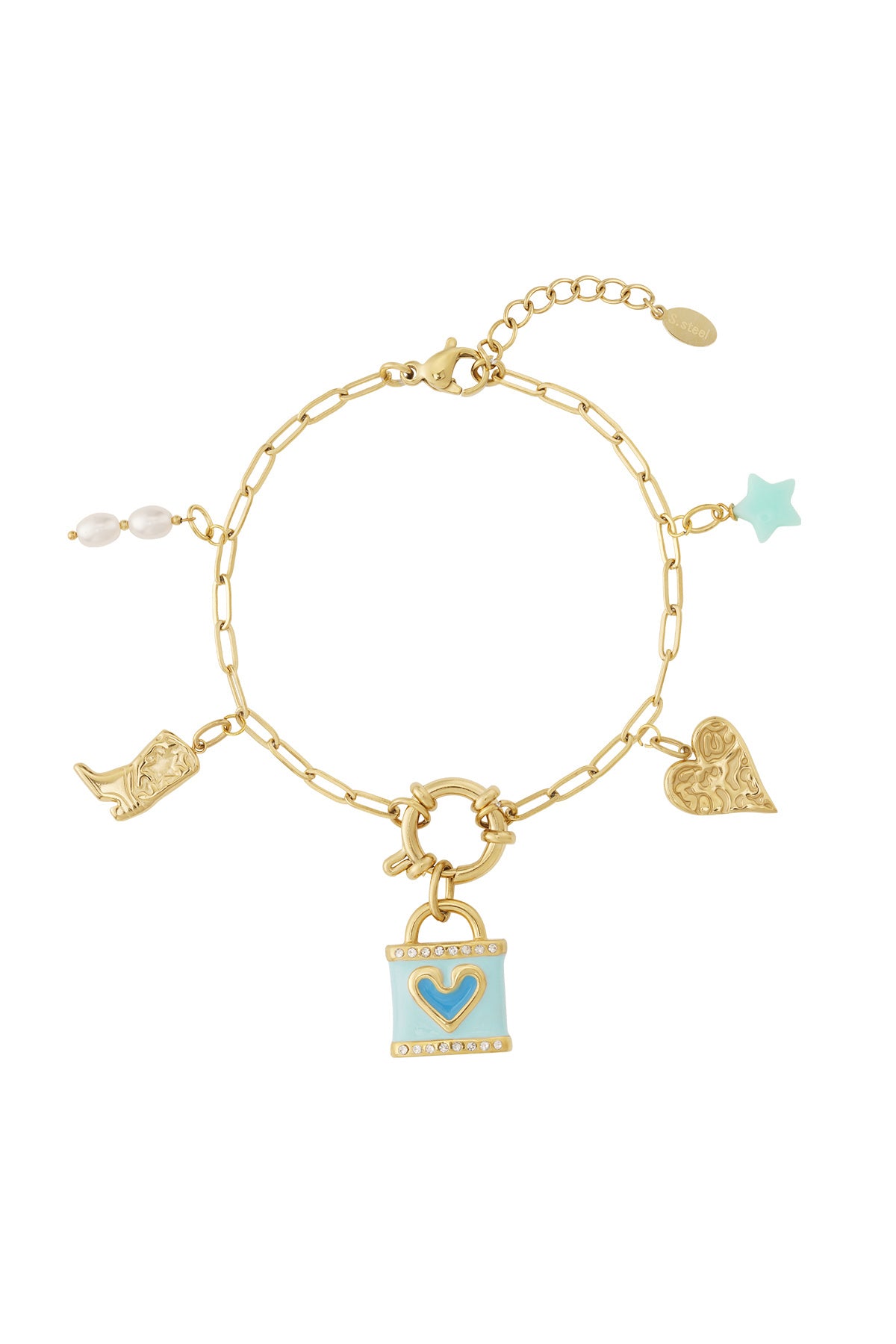 Bracciale fai da te "Blue Love"