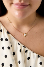 Collane con ciondolo a forma di cuore in acciaio inossidabile, serie Simple Daily Simple, gioielli da donna