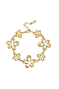 Bracciale con fiori giocosi a forma di corallo di varie dimensioni