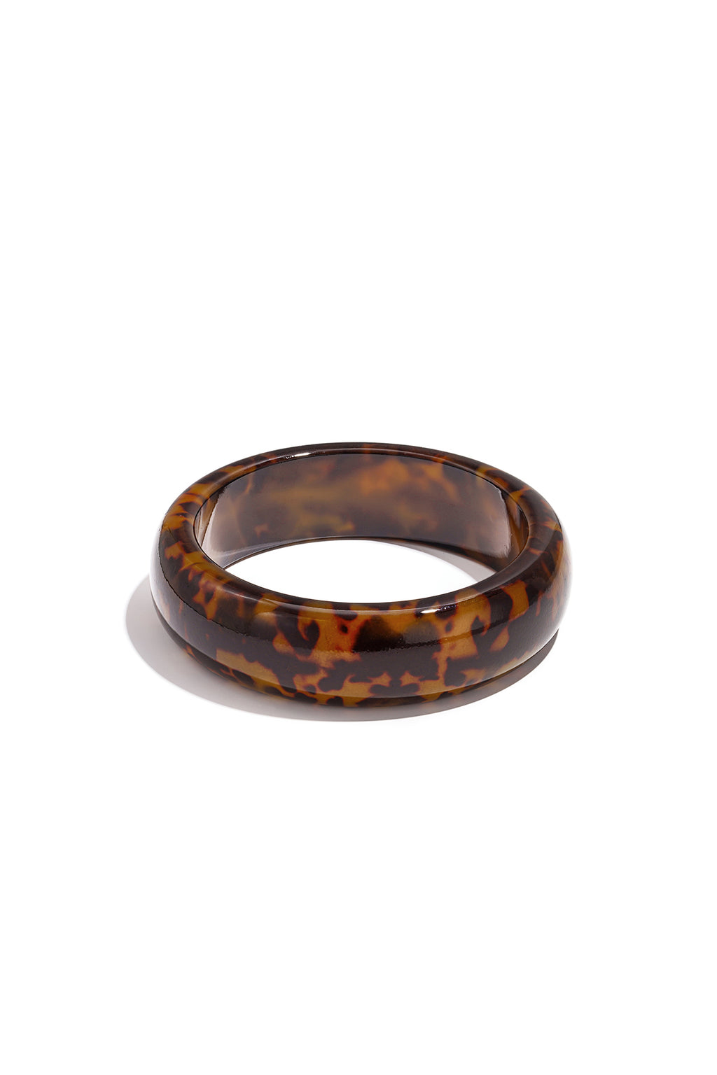 Bracciale in resina leopardata