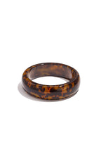 Bracciale in resina leopardata