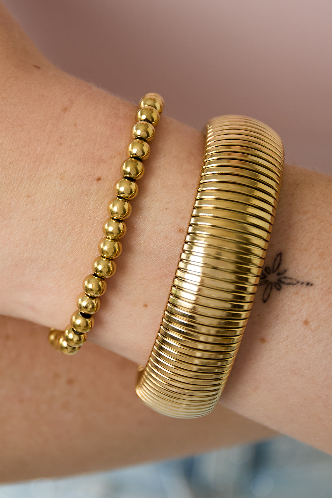 Braccialetti di perline solide - 6 mm