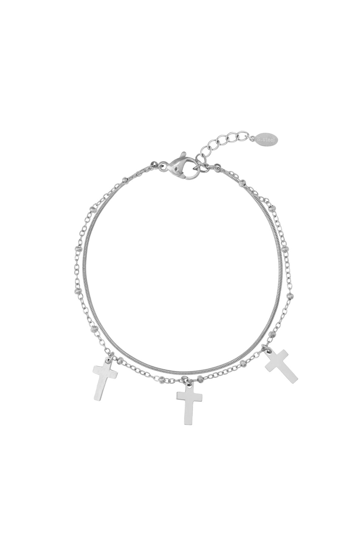 Braccialetti con ciondoli Croce Casual Quotidiano Semplice Serie Gioielli da donna