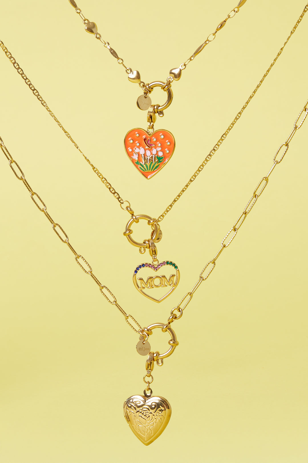 Ciondolo a forma di cuore per gioielli fai da te per la mamma