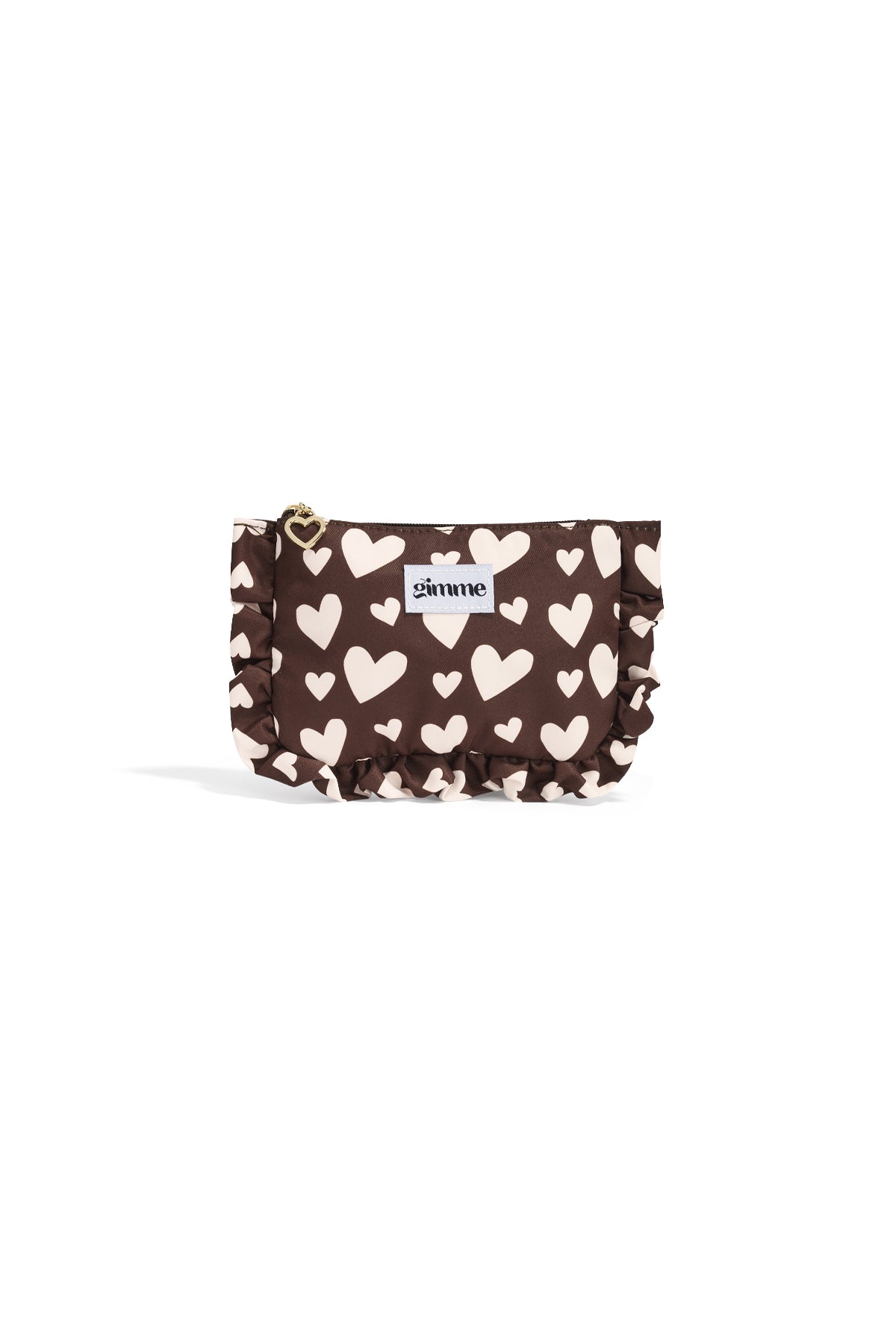 Borse per il trucco a forma di cuore, casual, in poliestere, accessori per San Valentino