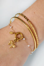 Braccialetti in acciaio inossidabile, geometrici, casual, quotidiani, semplici, da donna