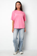Cotton Maglietta Donna Casual Letters