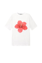 Maglietta con fiori tropicali