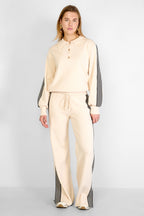 pantaloni in maglia a righe