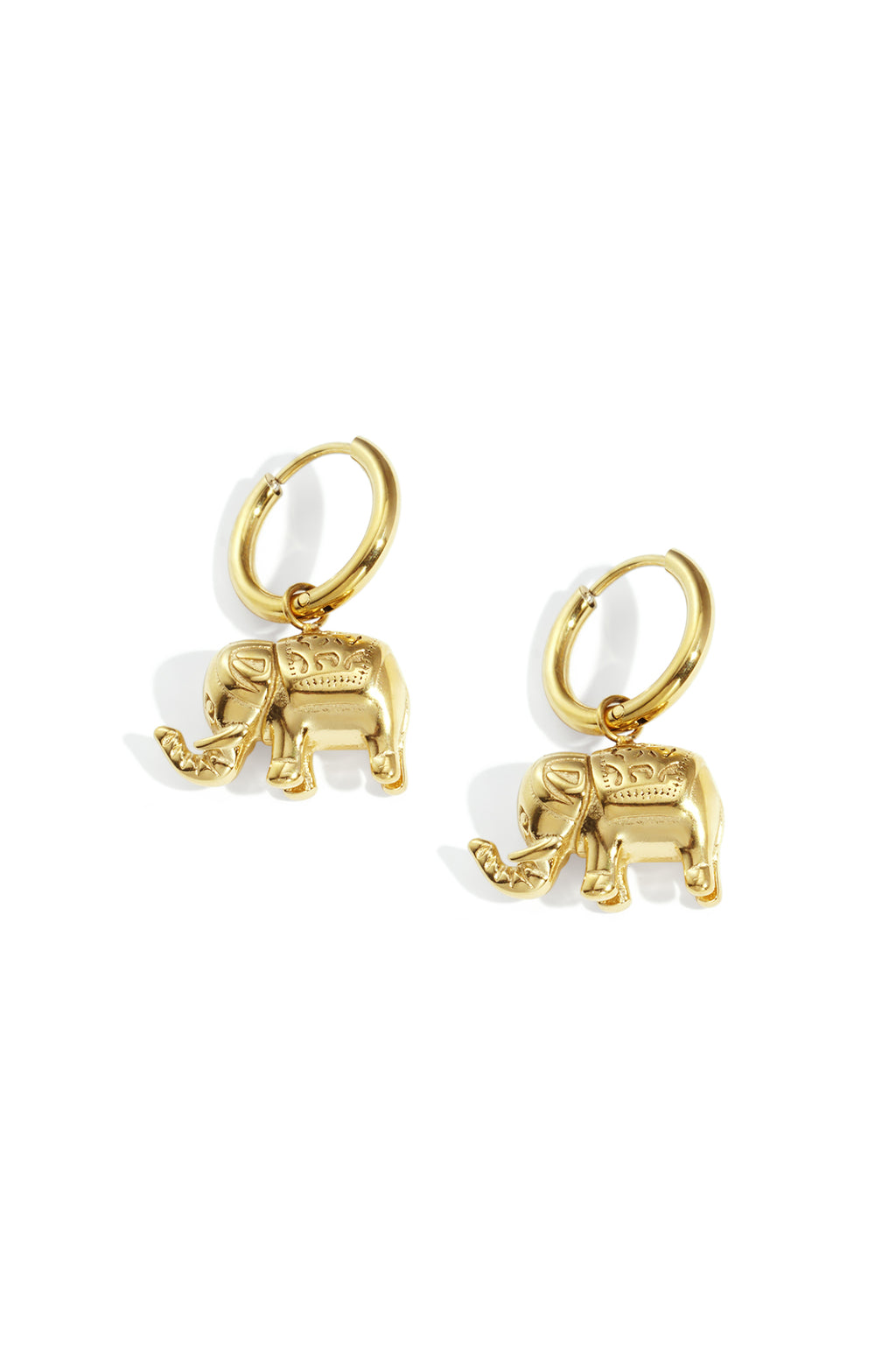 orecchini a forma di elefante