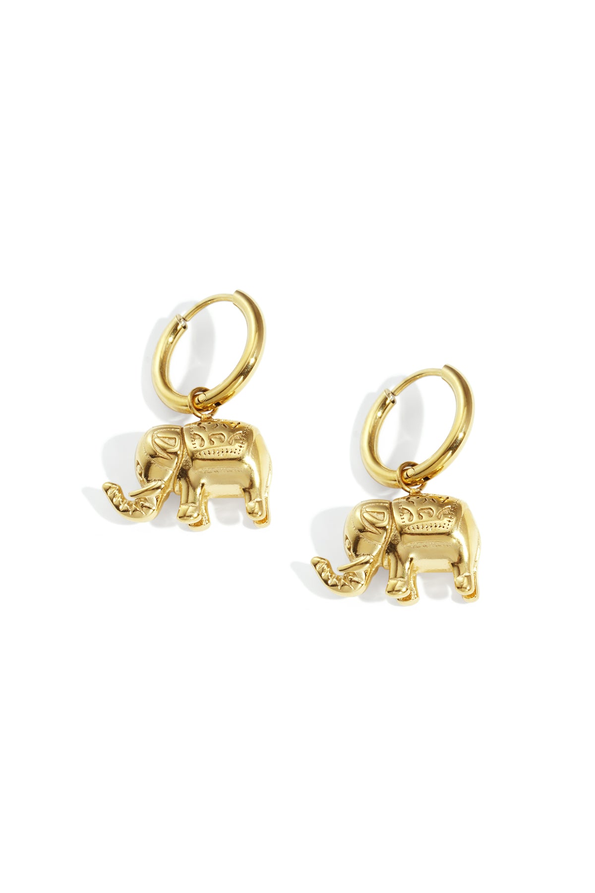 orecchini a forma di elefante