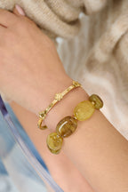 Bracciale con dettagli floreali