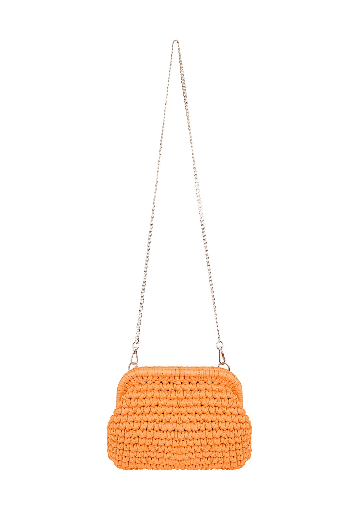 La borsa a tracolla colorata - arancione