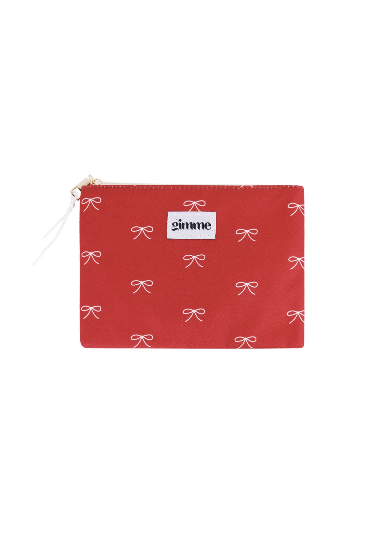 Borsa da toilette piatta con fiocchi
