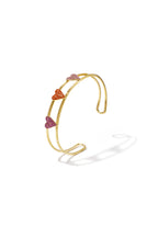 Bracciale con cuori di strass